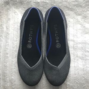 Rothy’s The flat Grey Birdseye slip on size W8